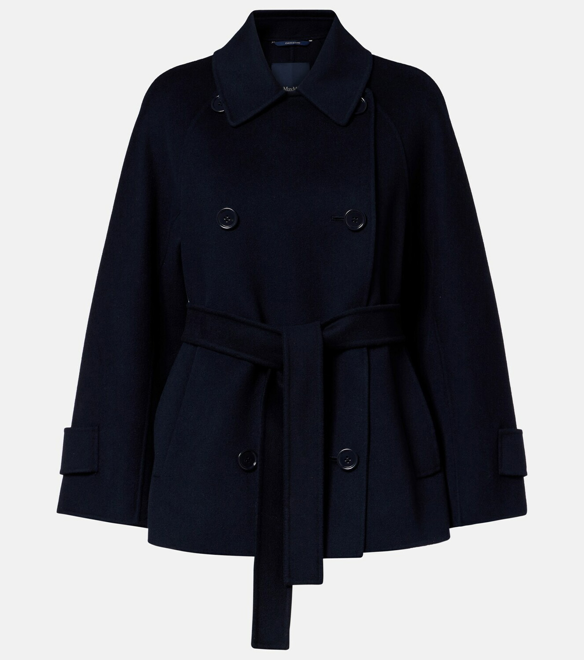 'S Max Mara Louise belted double-breasted virgin wool jacket