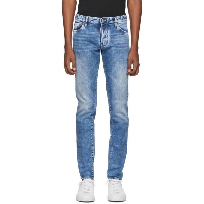 Photo: Dsquared2 Blue Slim Jeans