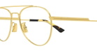Bottega Veneta Eyewear Bv1340ok-001 - Gold Rx / Asian Fit Glasses