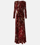 Etro - Paisley keyhole velvet gown