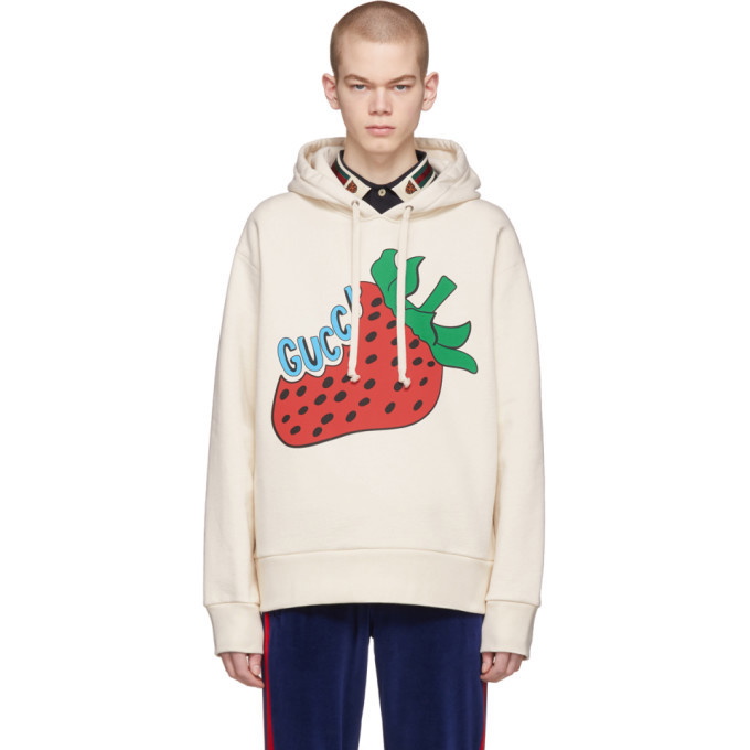 Photo: Gucci Off-White Oversized Strawberry Hoodie