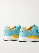 adidas Consortium - Human Made Cutout Mesh and Canvas Sneakers - Blue
