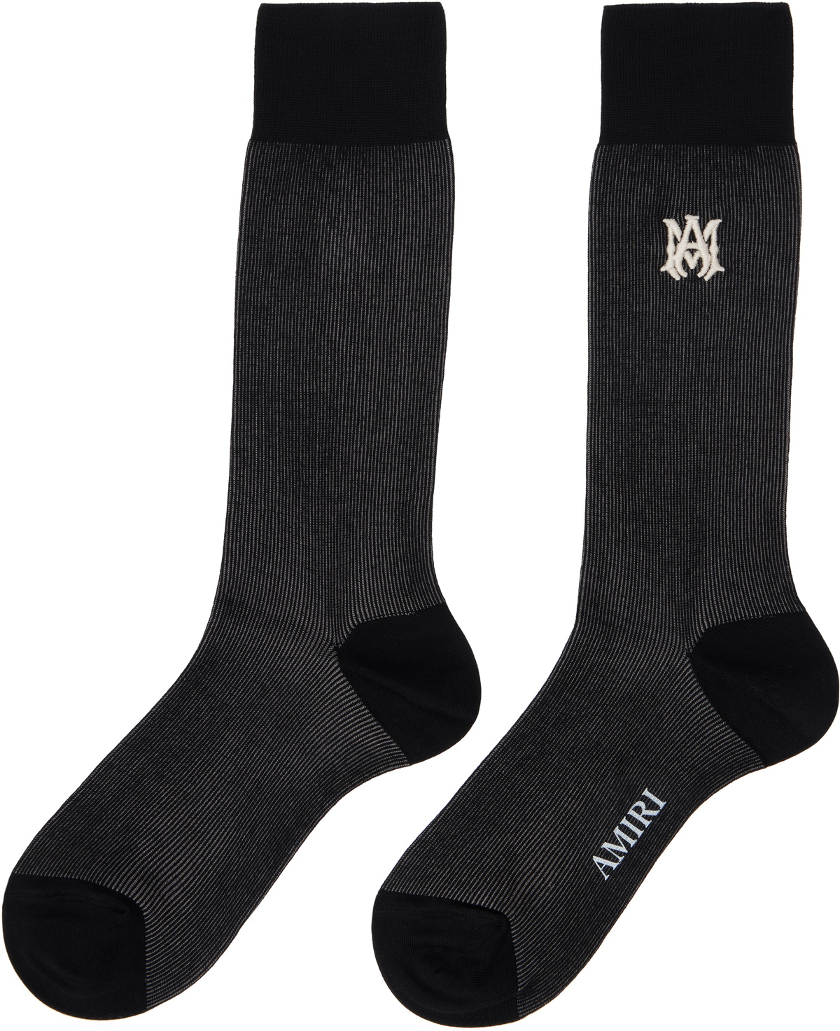 AMIRI Black MA Dress Socks