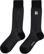 AMIRI Black MA Dress Socks