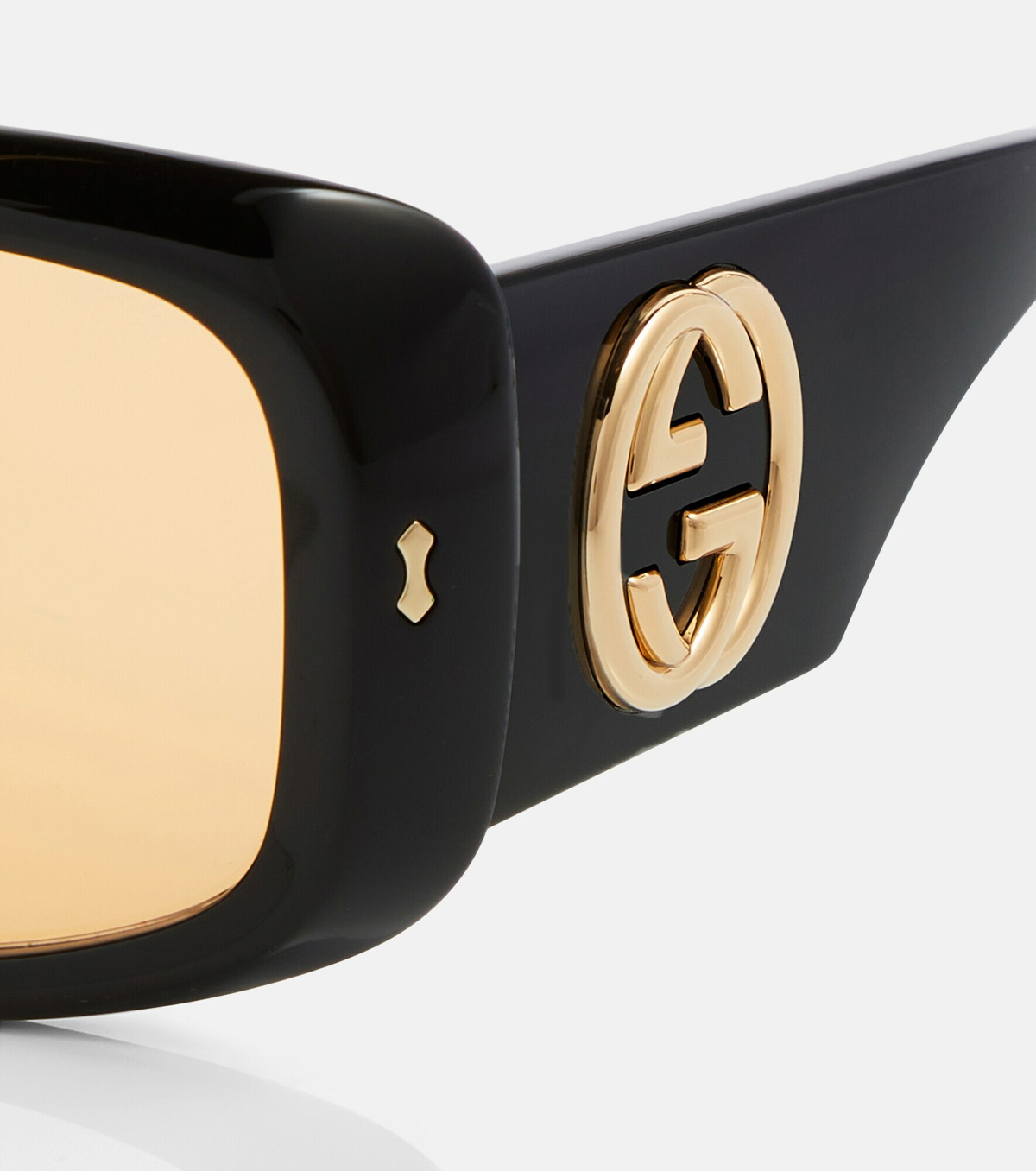 サングラス Gucci Rectangular Acetate Sunglasses GUCCI EYEWEAR Rectangular-frame acetate sunglasses | NET-A