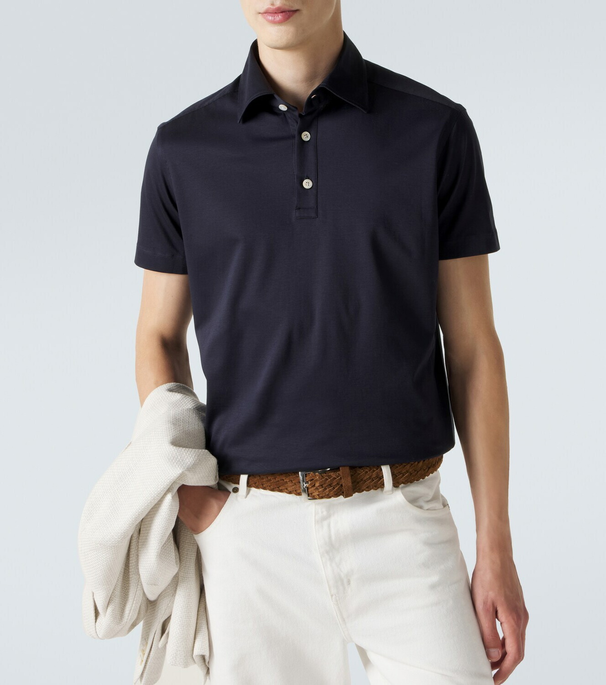 Kiton Cotton polo shirt