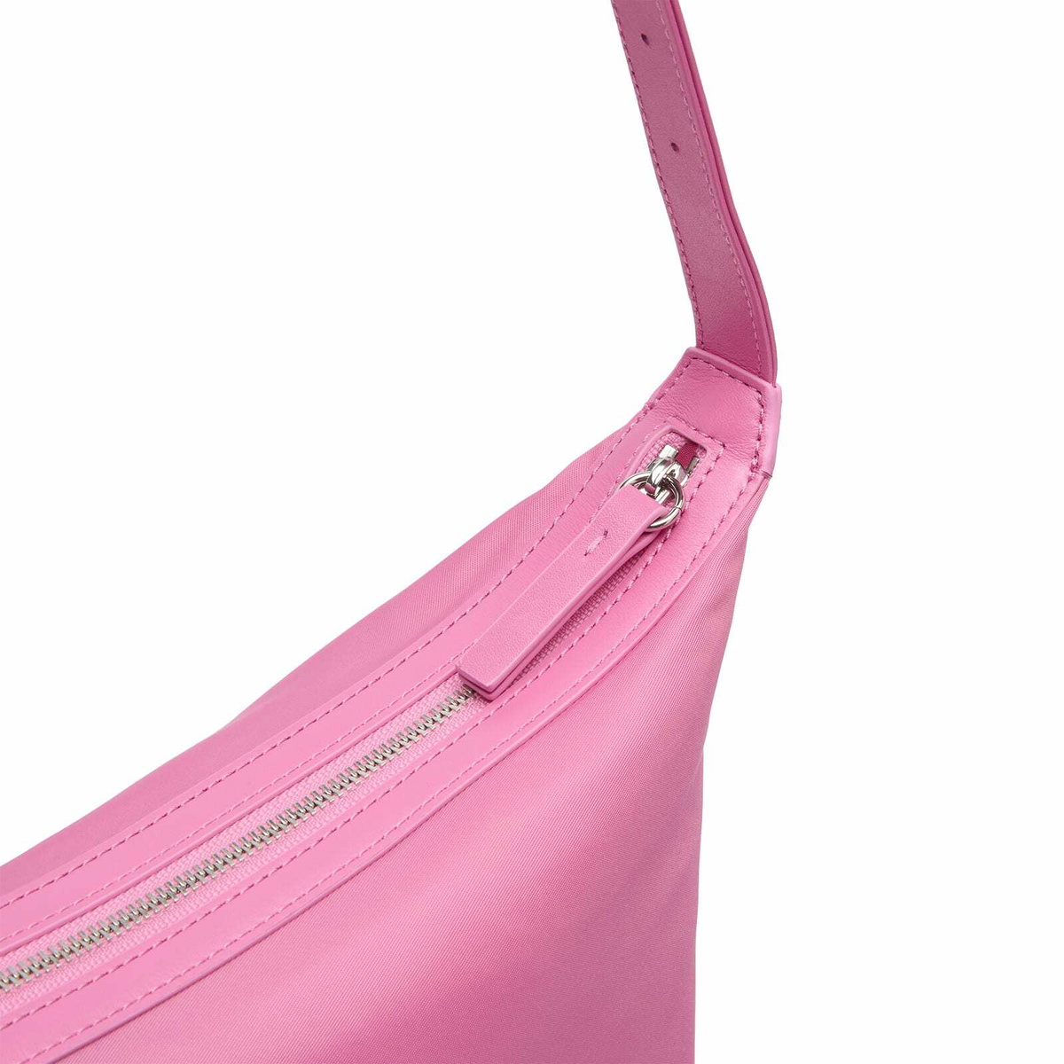 MM6 Maison Margiela Women's Nylon Crossbody Bag in Carmine Rose 