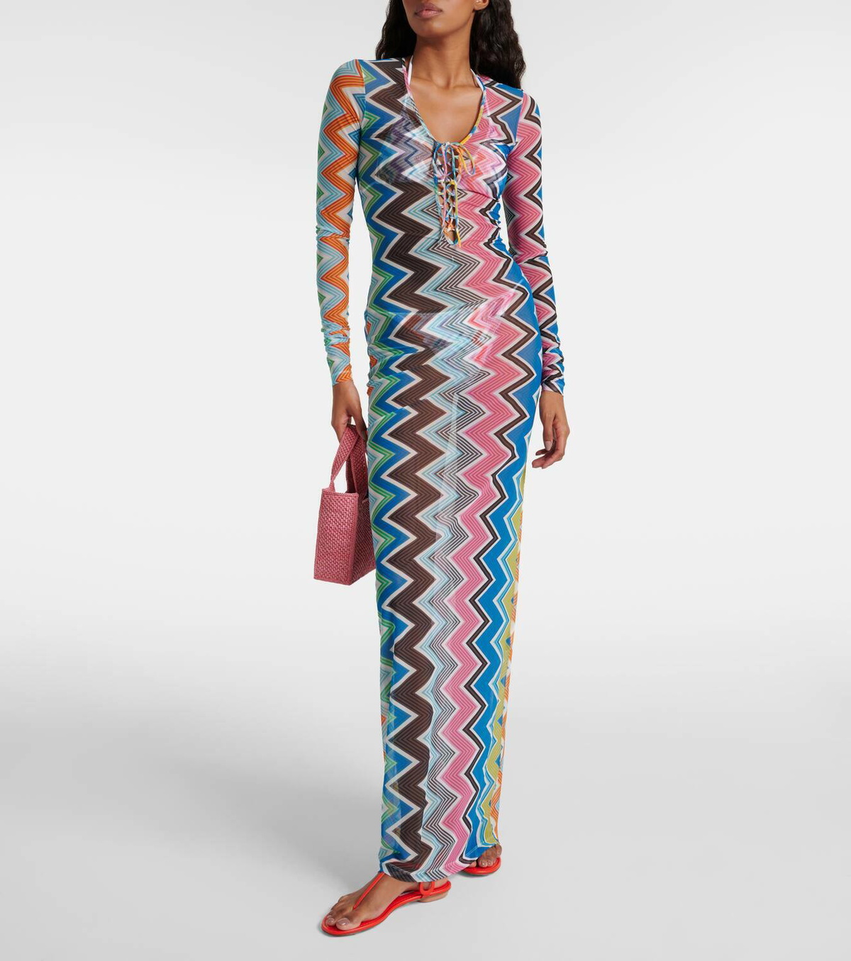 【売り切り御免！】 Missoni Zig Zag beach cover-up Missoni 水着・ラッシュガード