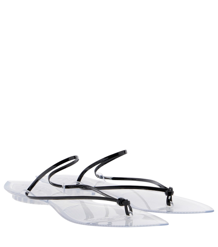 Photo: Alaïa Invisible leather thong sandals