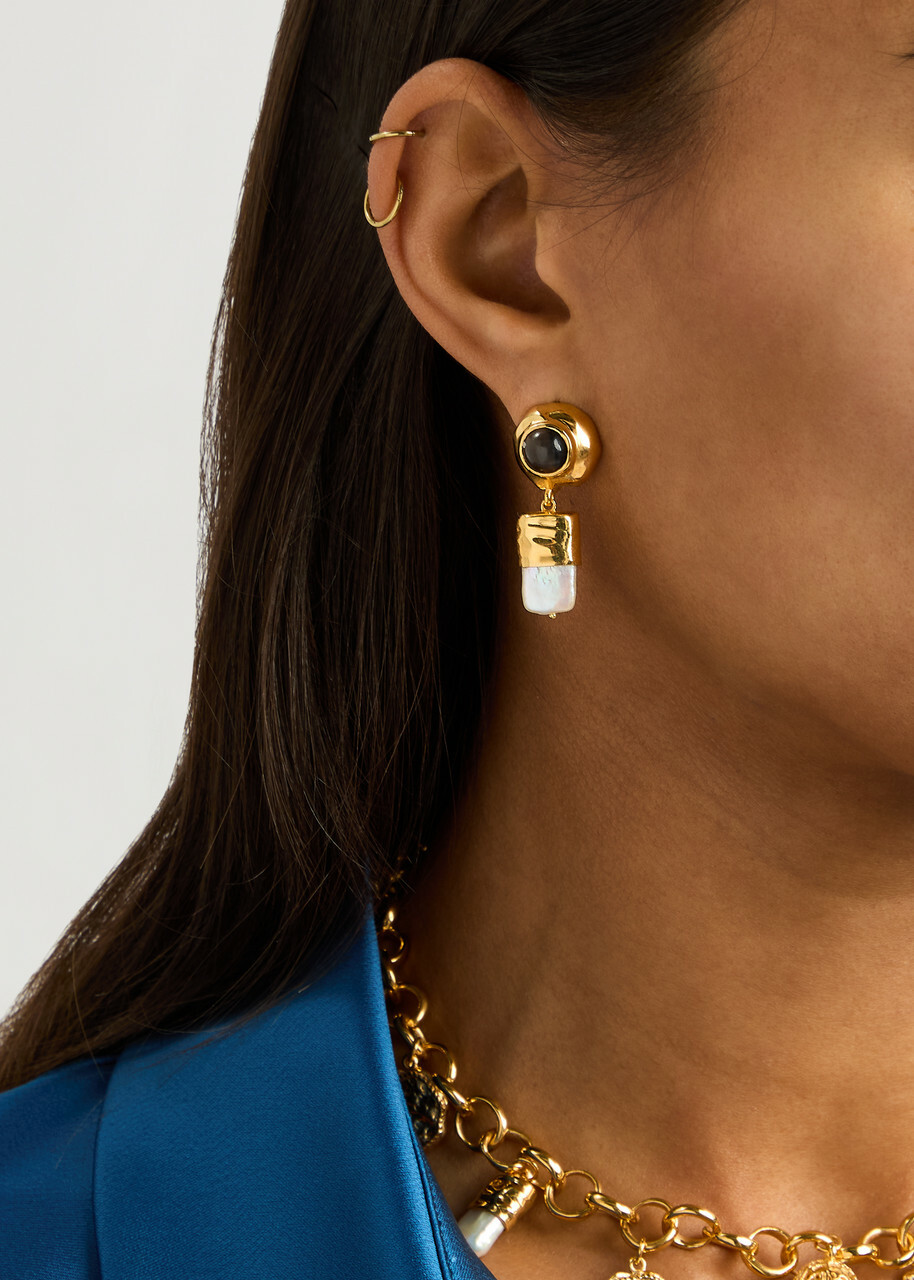 Joanna Laura Constantine Mismatched 18kt Gold-plated Earrings - One Size