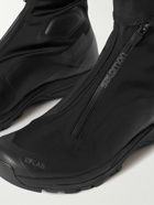 Salomon - S/LAB XA-ALPINE 2 Rubber-Trimmed Stretch-Jersey Trail Running Sneakers - Black