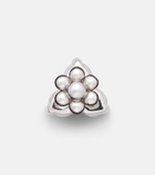 Maria Tash 18kt white gold (750/1000) single earring with diamonds