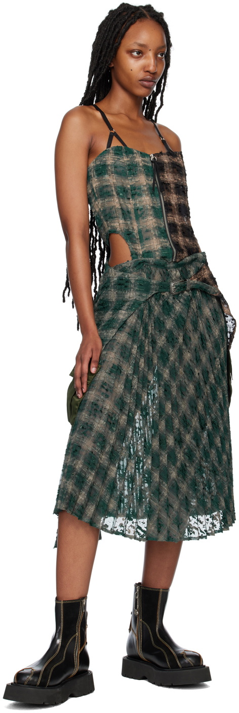 Andersson Bell Green Maja Midi Dress