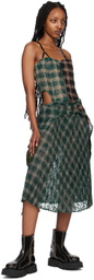 Andersson Bell Green Maja Midi Dress