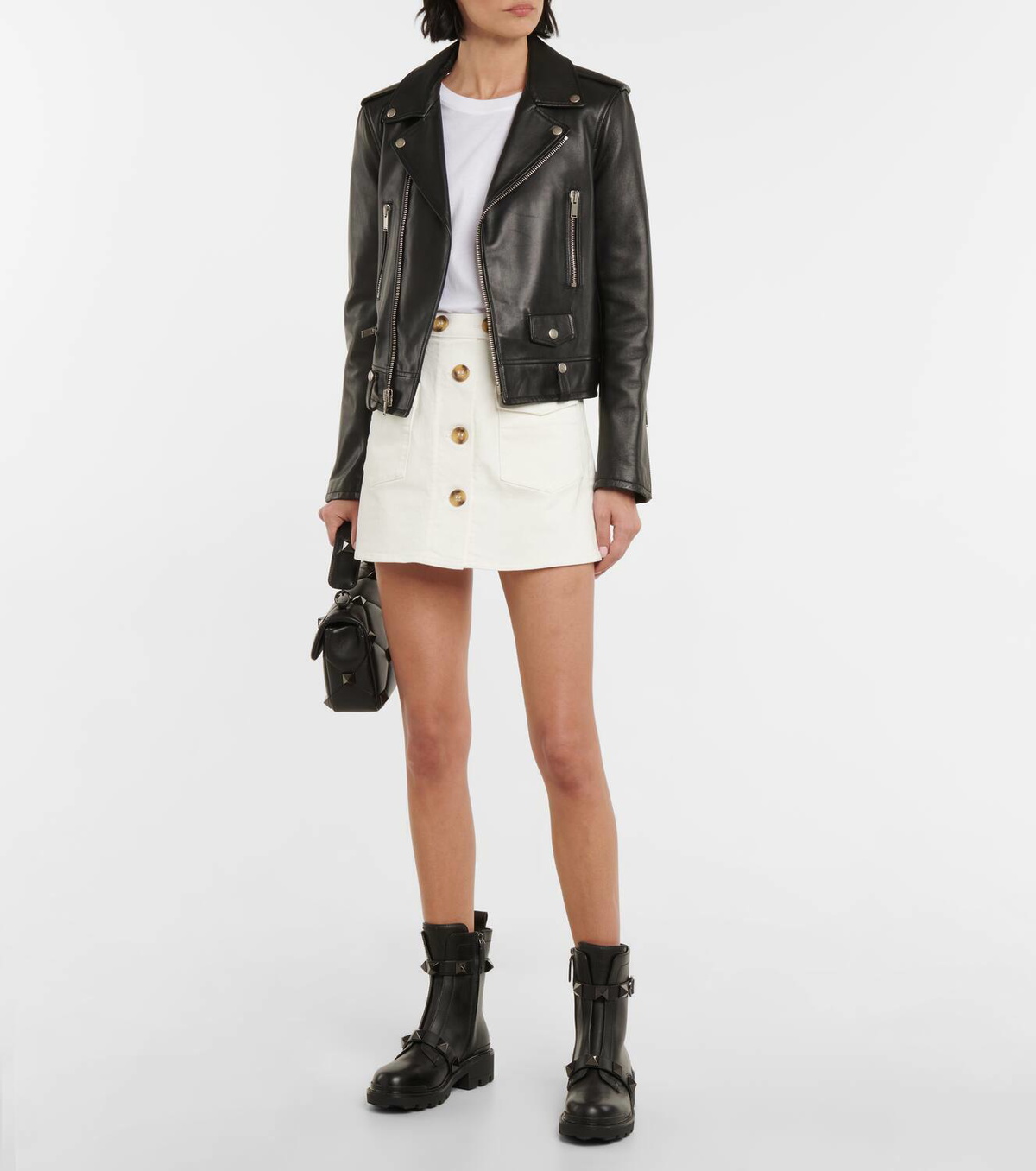 REDValentino Cotton twill miniskirt