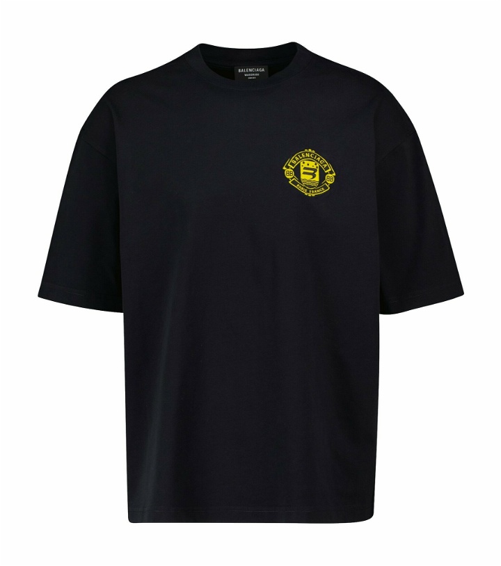 Photo: Balenciaga - Crest medium-fit T-shirt