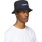 Golden Goose Navy Love Dealer Pacey Hat