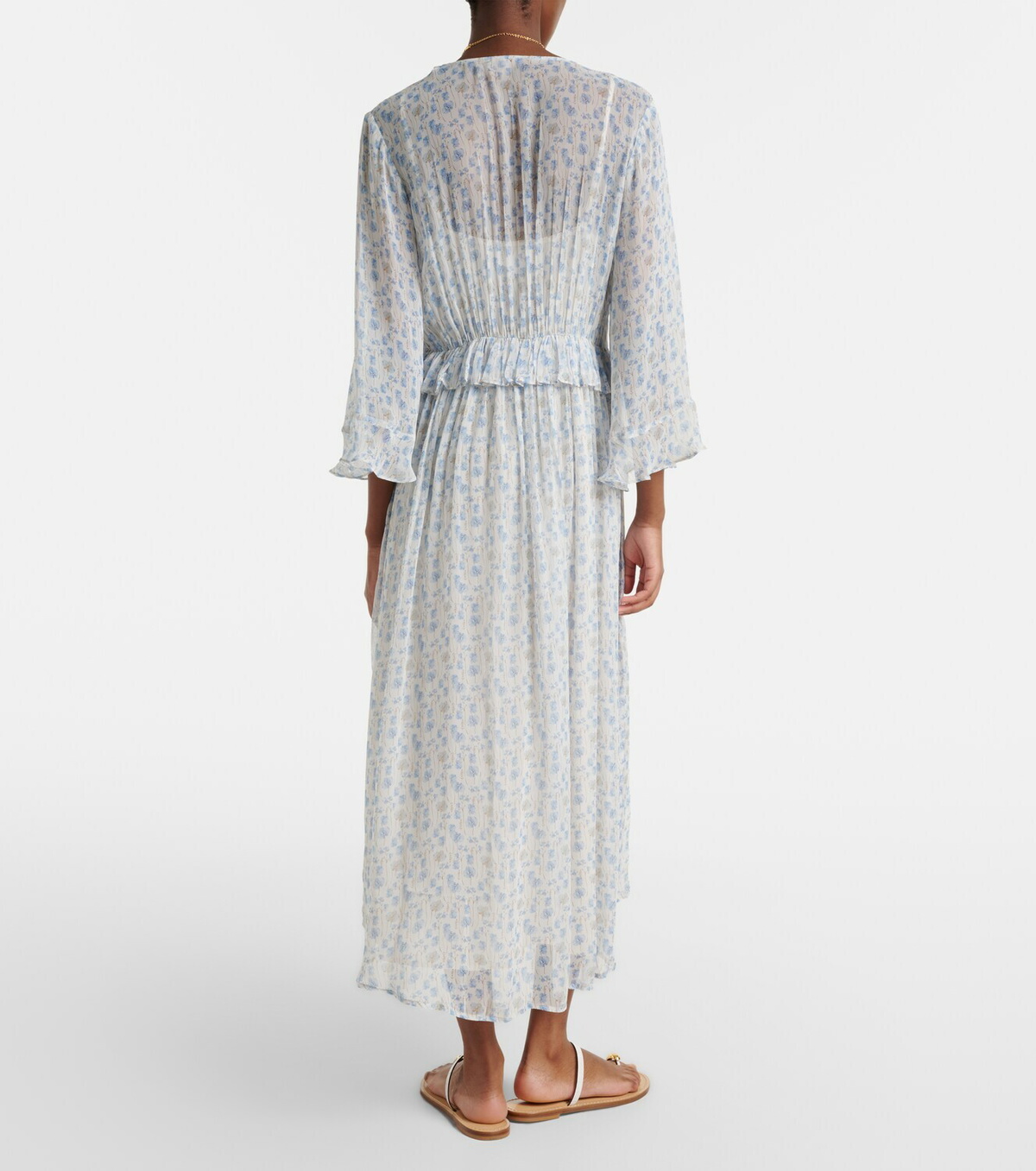 Velvet Aerin floral sheer maxi dress