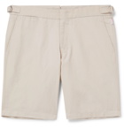 Orlebar Brown - IWC Schaffhausen Norwich Cotton and Linen-Blend Chino Shorts - Neutrals