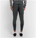 Nike Running - Swift Slim-Fit Tapered Perforated Flex Dri-FIT Sweatpants - Gray