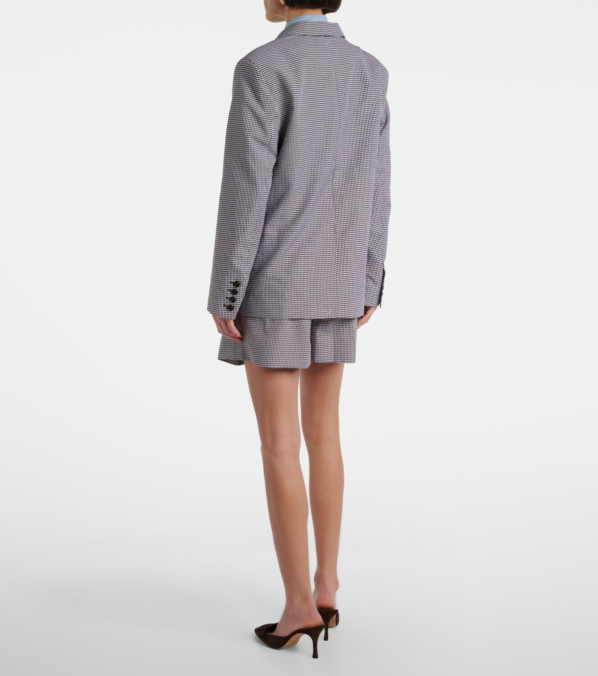Dorothee Schumacher Casual Graphic gingham shorts