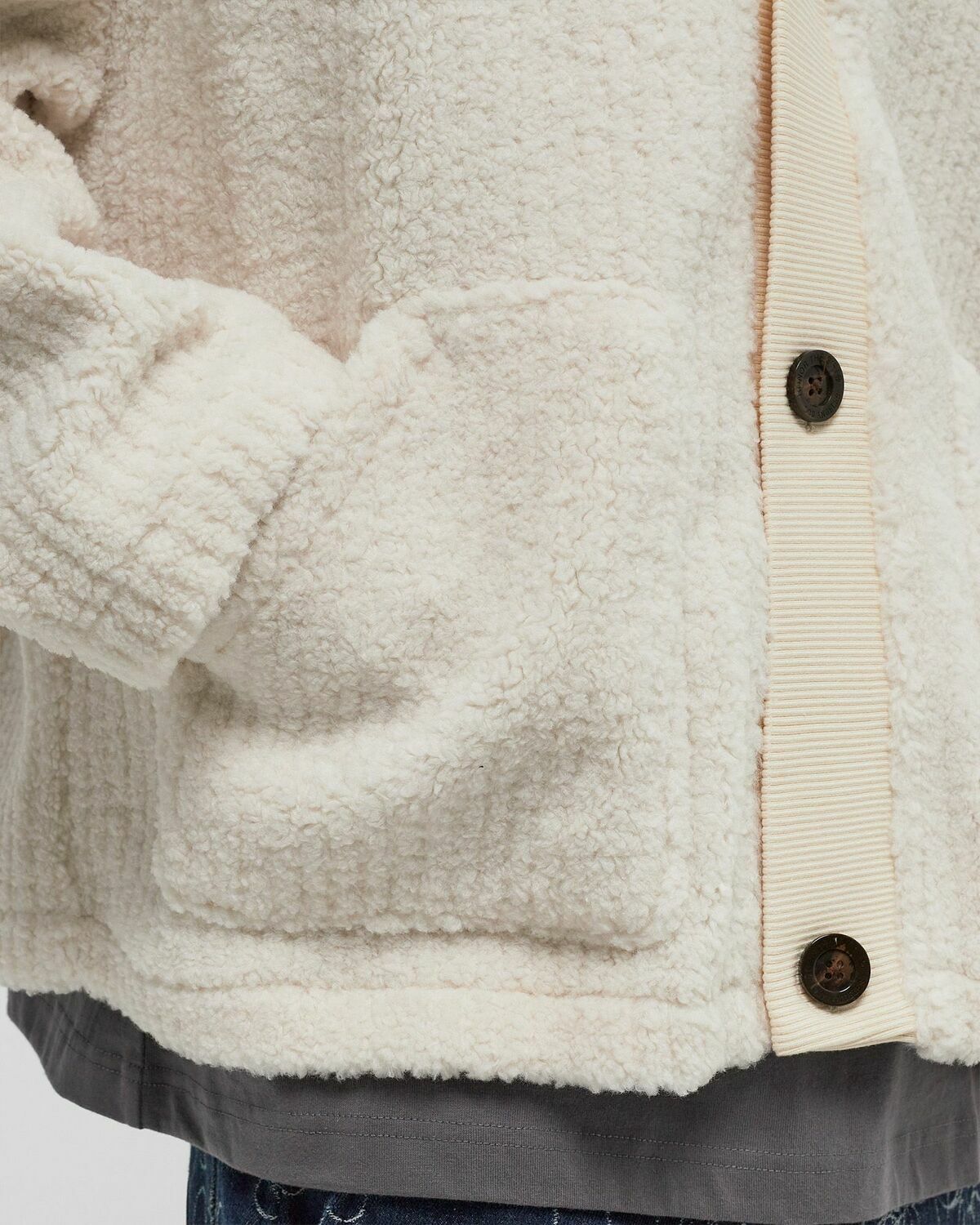 Honor The Gift MUSE CROP CARDIGAN Beige Mens Zippers & Cardigan