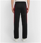Givenchy - Logo-Detailed Striped Jersey Sweatpants - Black