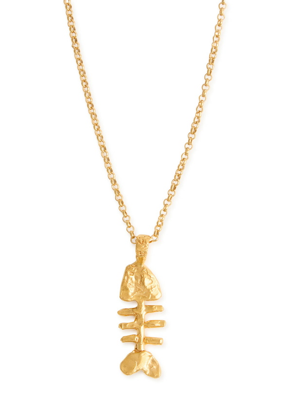 Photo: Alighieri The Silhouette Of Summer 24kt Gold-plated Necklace - One Size
