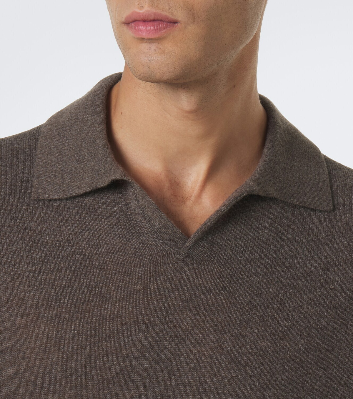The Row Ripley cashmere polo sweater