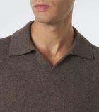 The Row Ripley cashmere polo sweater