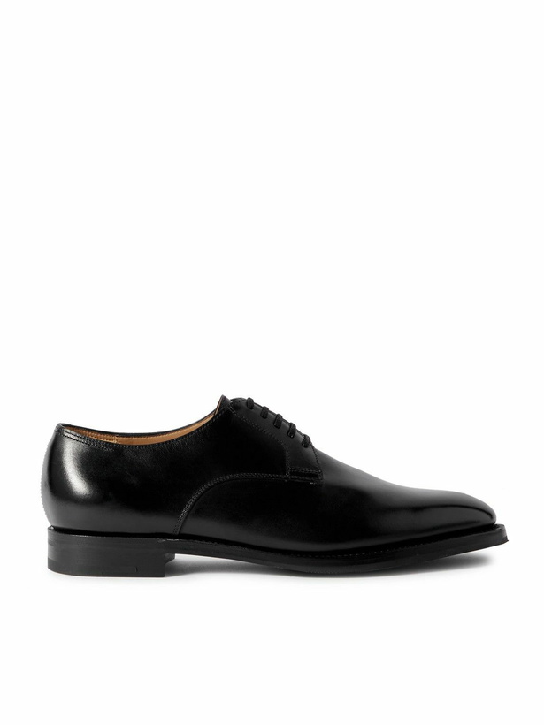Photo: John Lobb - Tenby Leather Derby Shoes - Black