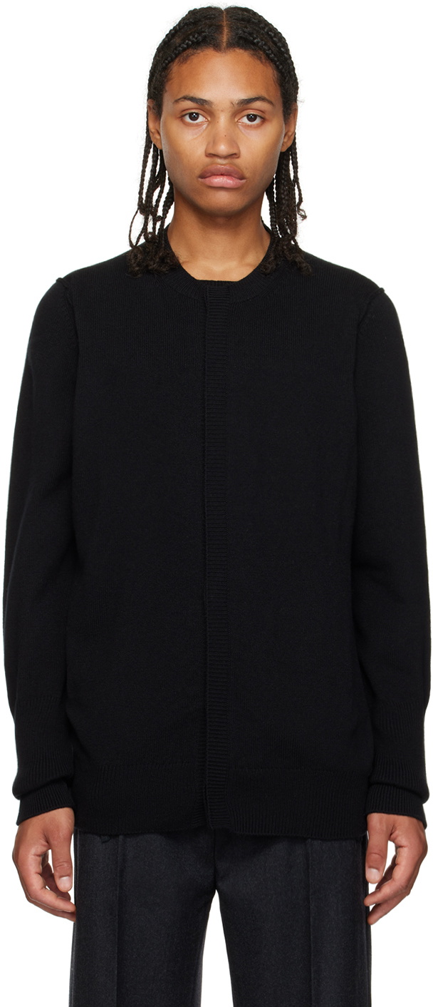 T/SEHNE Black Strap Cardigan