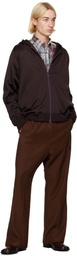 NEEDLES Purple Zipped Hoodie