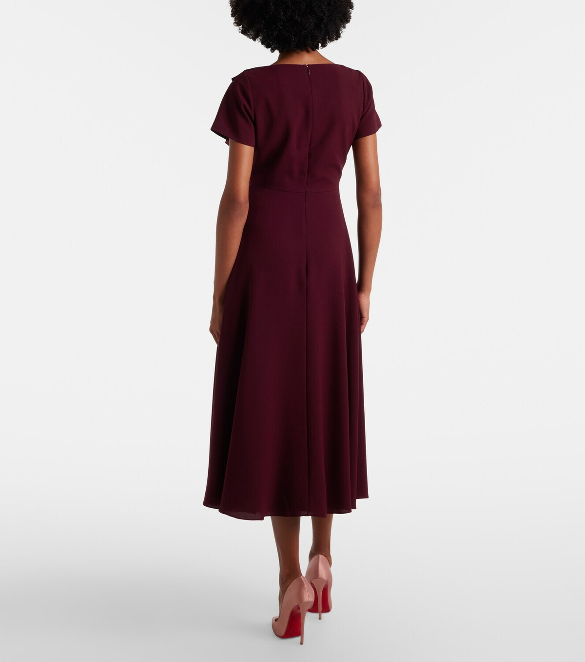 Roksanda Luna bow-detail crêpe midi dress