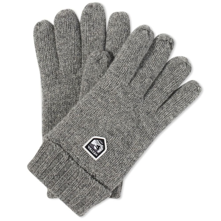 Photo: Hestra Men's Basic Wool Glove in Grey