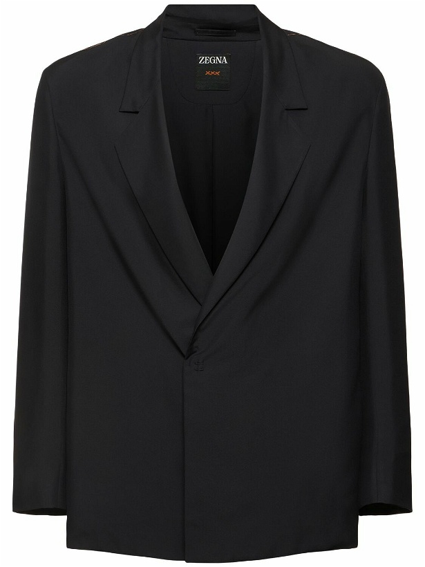 Photo: ZEGNA Oversized Silk Blazer