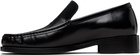Acne Studios Black Leather Loafers