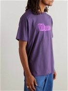 DIME - Noize Logo-Print Cotton-Jersey T-Shirt - Purple