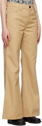 Meryll Rogge Beige Double Pant