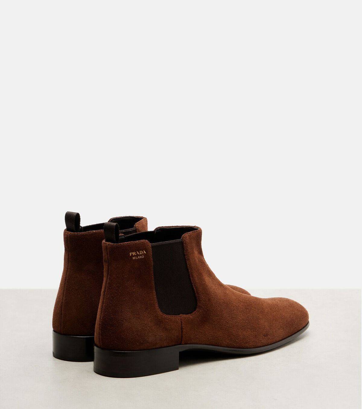 Prada Suede Chelsea boots