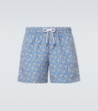 Fedeli Madeira printed swim trunks