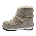 Yves Salomon Grey Moon Boot Edition Shearling Boots