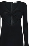AMBUSH Heart Shaped Cut Out Mini Black Dress