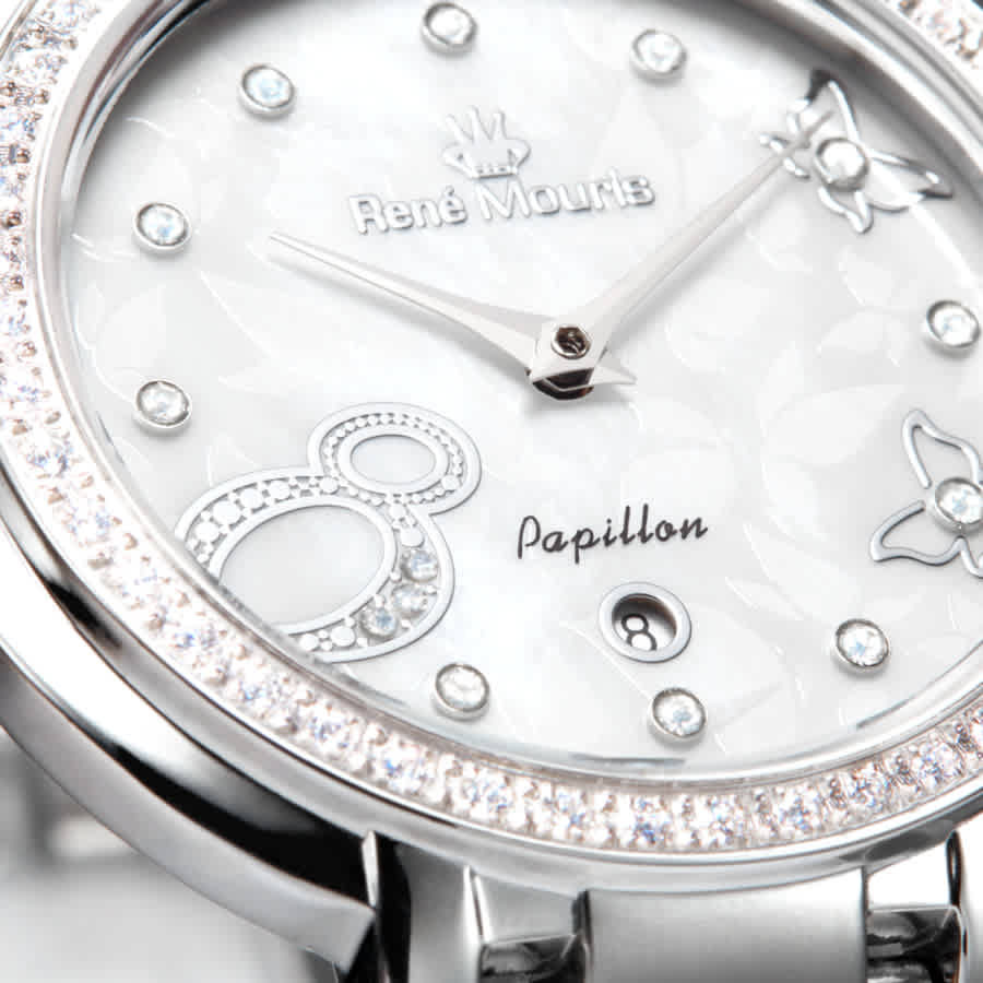 Rene Mouris Papillon Mother of Pearl Dial Ladies Watch 50111RM2