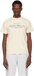 Sporty & Rich Off-White 'H&W Club' T-Shirt