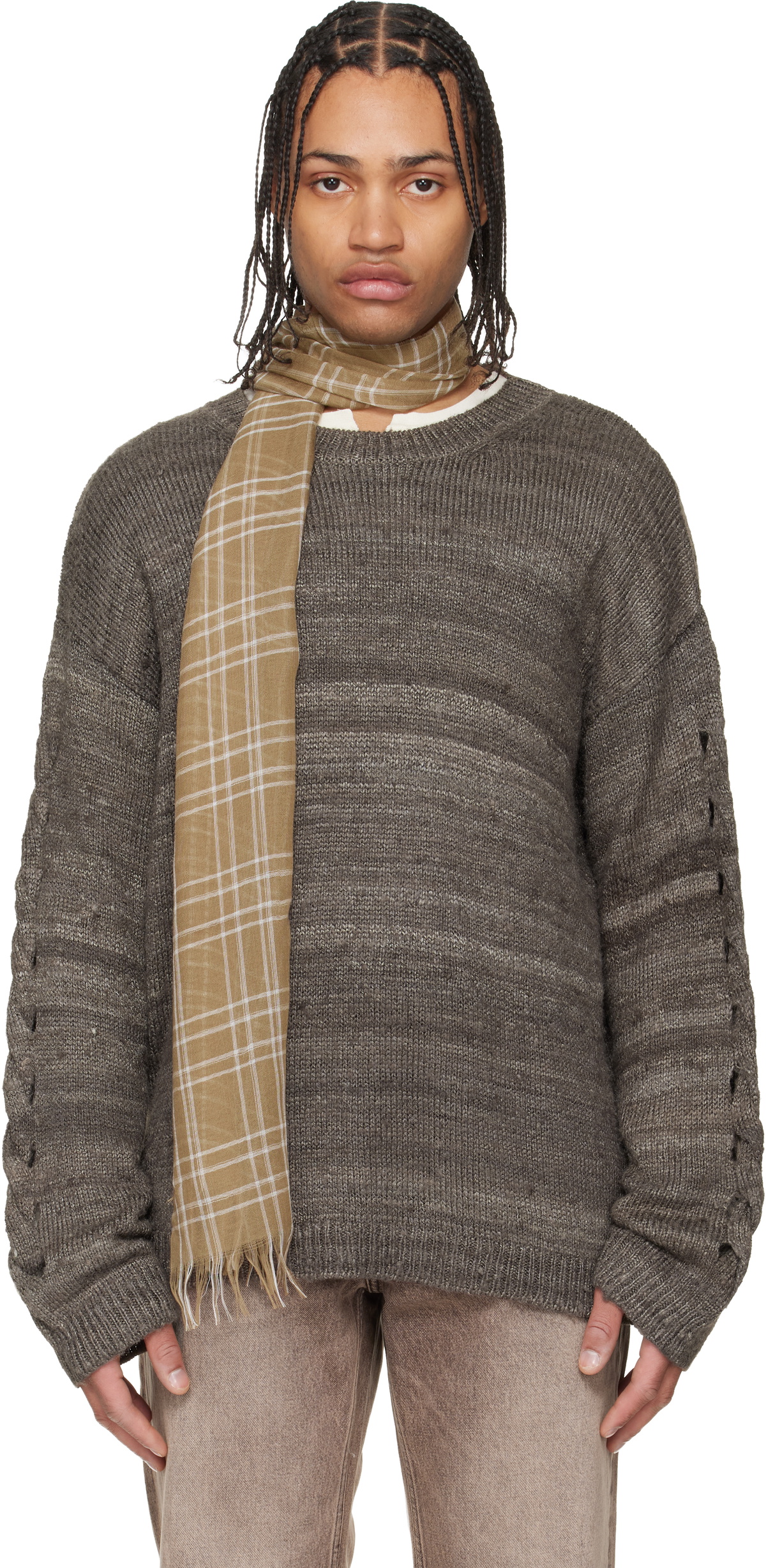 Our Legacy Men\u0027s Funichan Sweater in Black Rustic Merino Our 