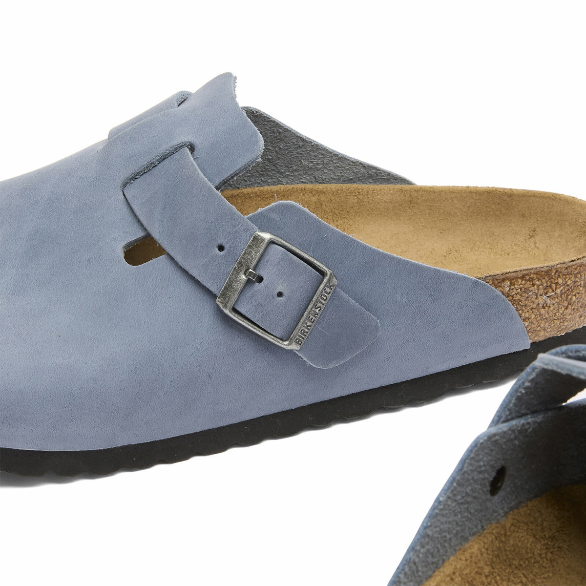 Birkenstock Men's Boston Clog - Elemental Blue Oiled Leather
