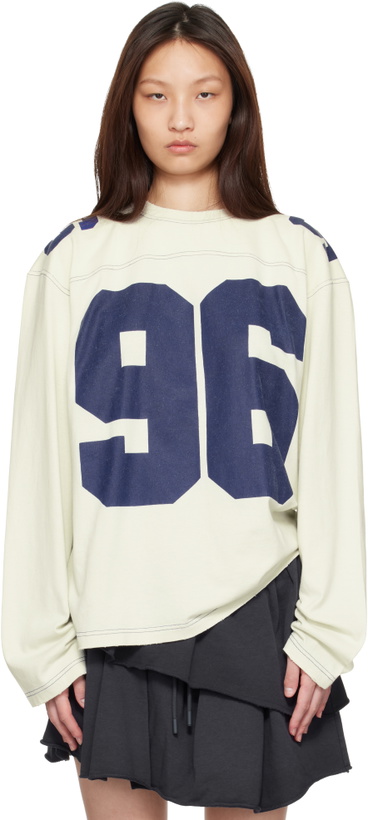 Photo: Acne Studios Off-White Logo Jersey T-shirt