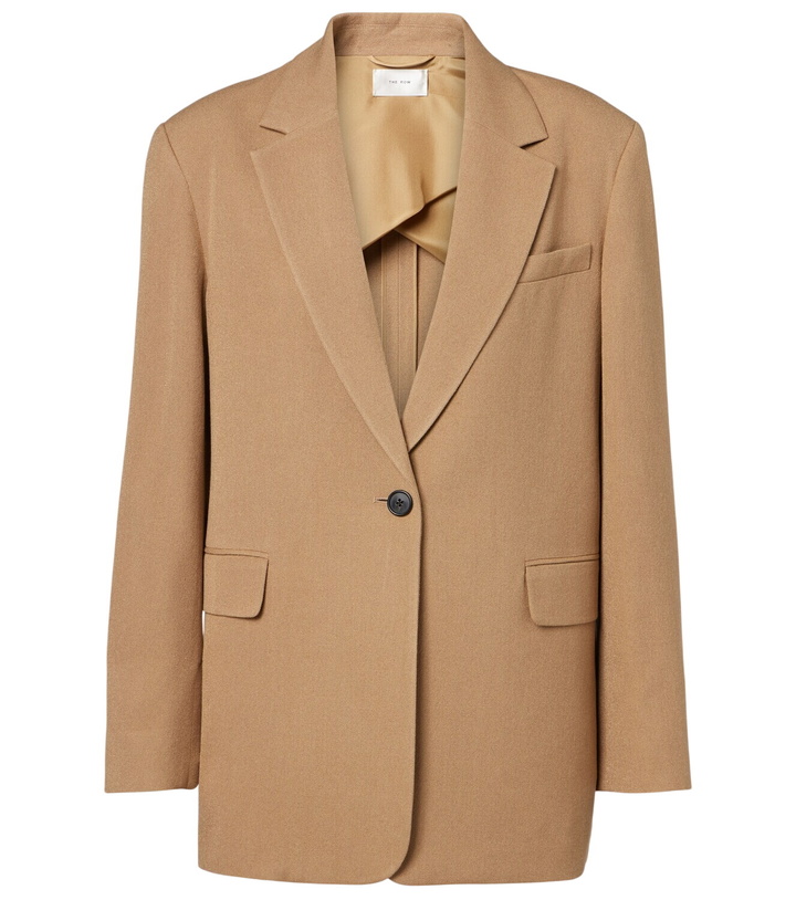 Photo: The Row Ezri silk blazer