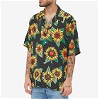 Endless Joy Men's Sunflowers Vacation Shirt in Black